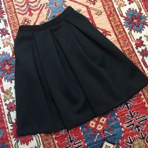 Black midi skirt